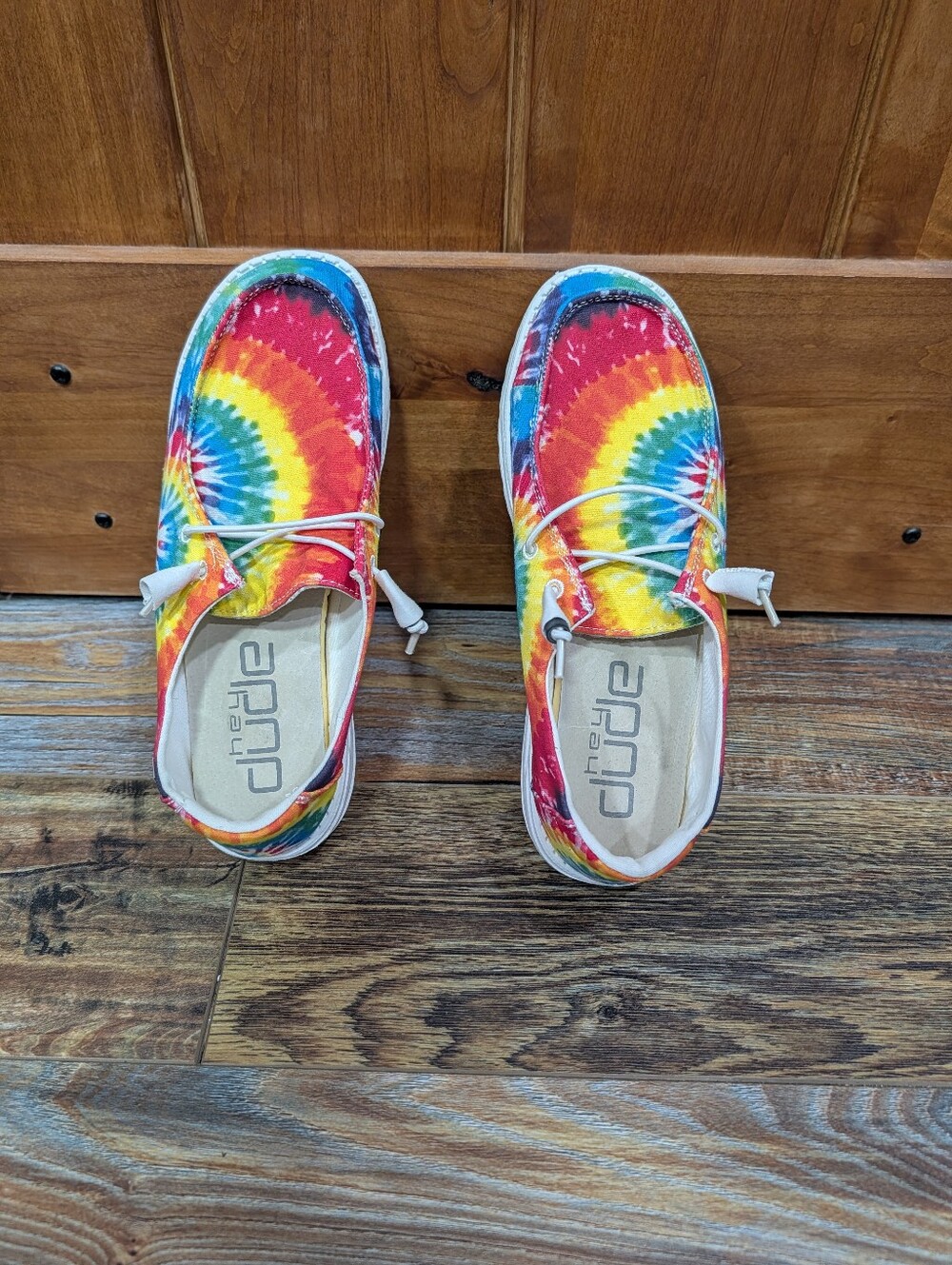 Hey Dude Women's Wendy Mandala Tie Dye shoes Size 10